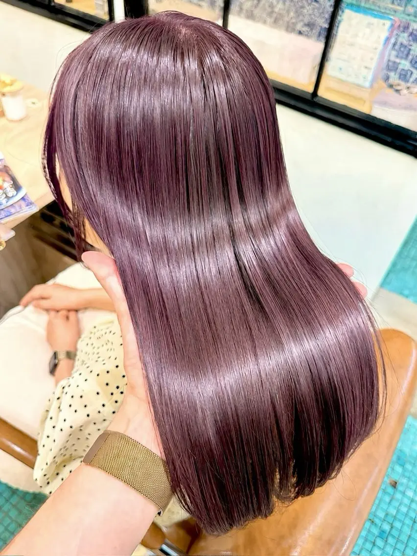 セミロング ATHENA天神大名 渡邉李凰のヘアスタイル