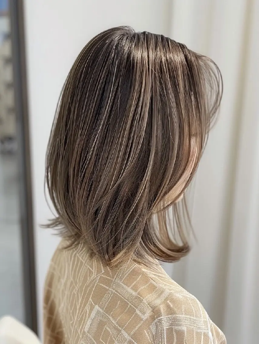カラー 束感まつぱ🫧 なつき🫧のヘアスタイル