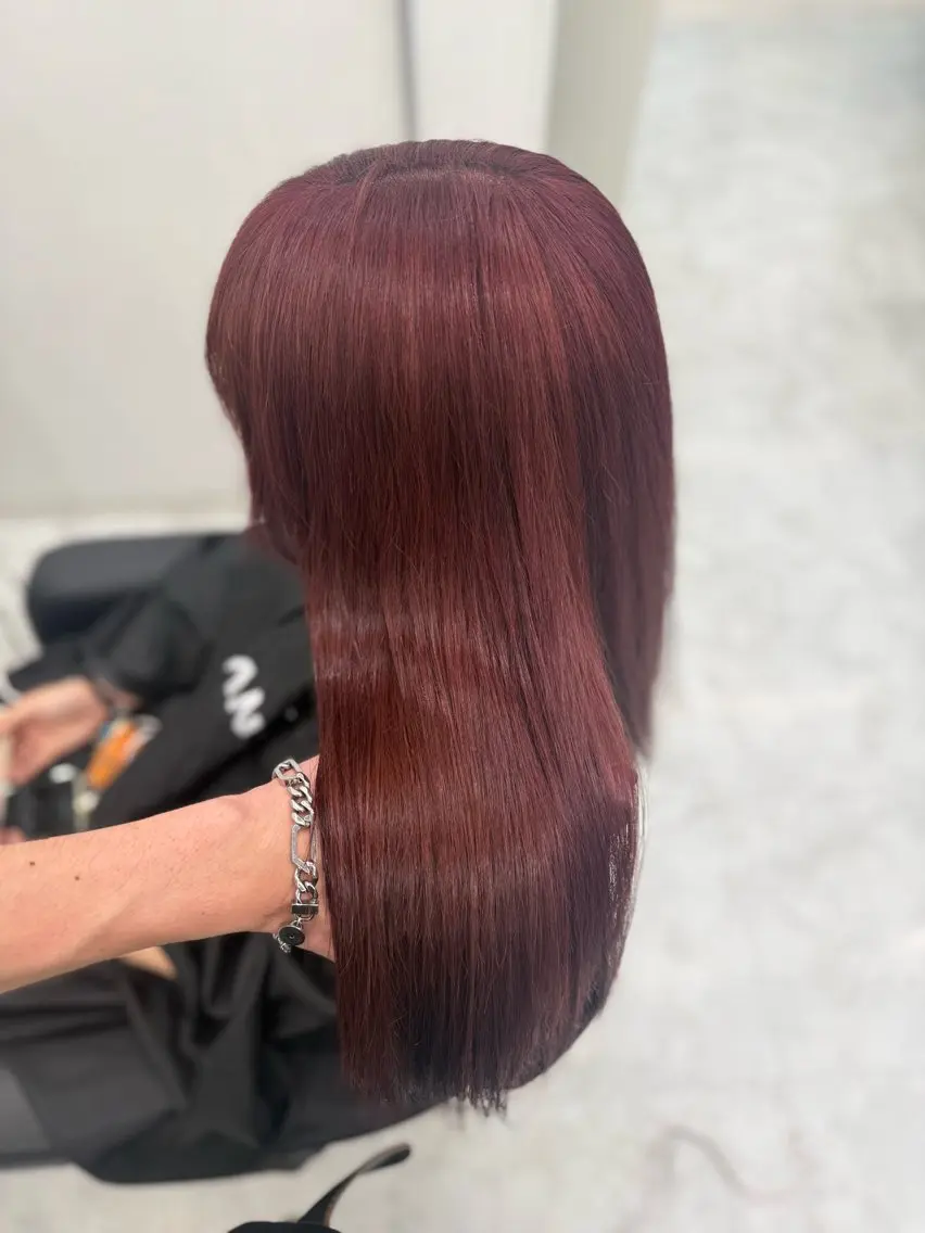 ロング カラー ヘアアレンジ ヘアカラー ヘッドスパ ヘアセット 🩶渋谷の赤髪 トップ/らいる🩶のヘアスタイル