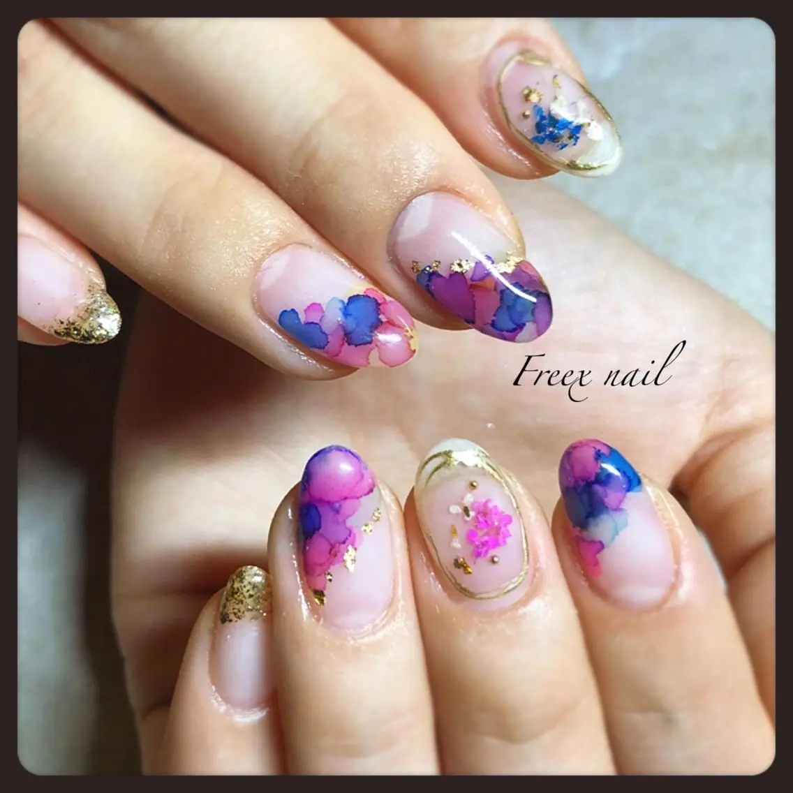 ネイル 春ネイル freex nail /ニュアンス/個性派のネイルデザイン