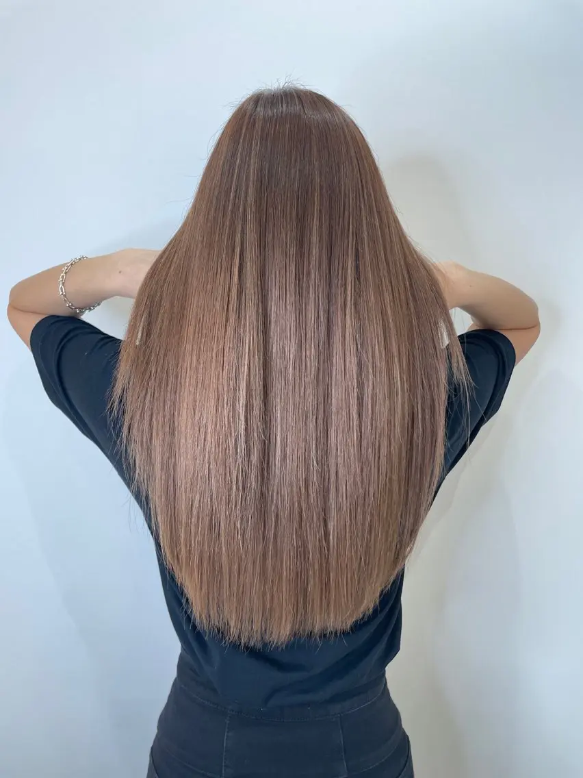 ロング カラー ヘアアレンジ 縮毛矯正 トリートメント 髪質改善/縮毛矯正 RYOのヘアスタイル