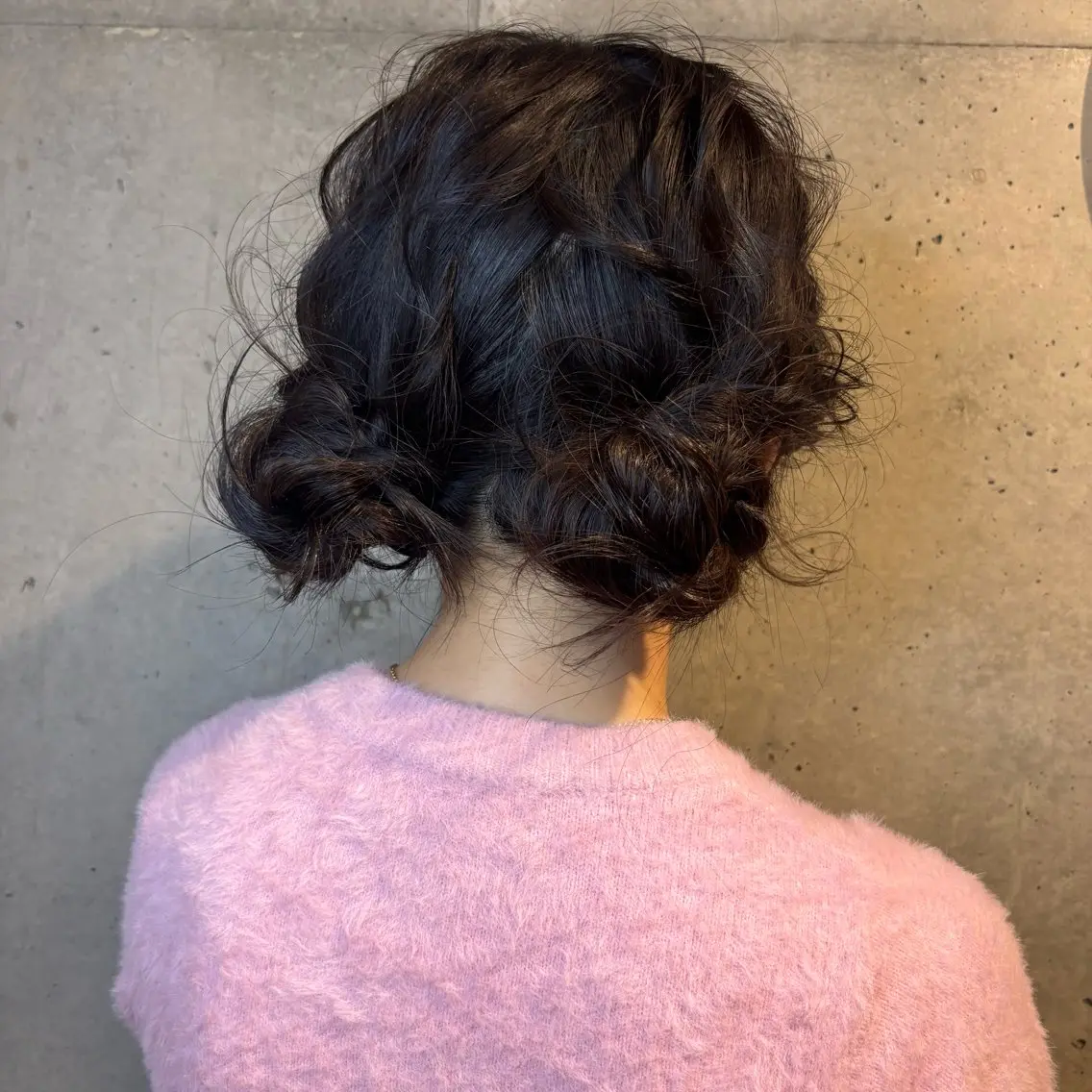 セミロング お団子ヘア hinano /bobのヘアスタイル