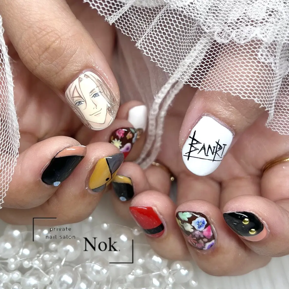 ネイル ハンドネイル 池袋痛ネイル Nok. 渡辺のネイルデザイン