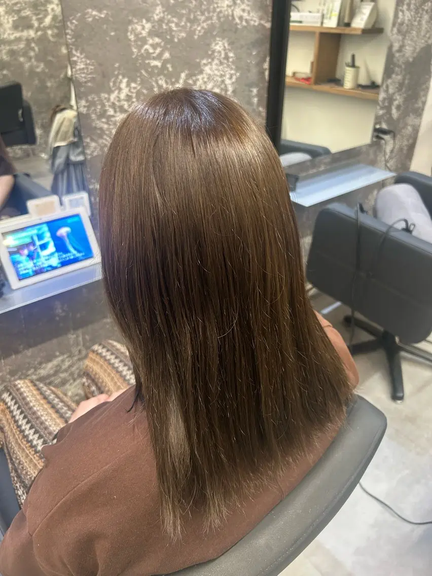 ミディアム ヘアカラー Agu/ㅤ⠀ ななみんのヘアスタイル