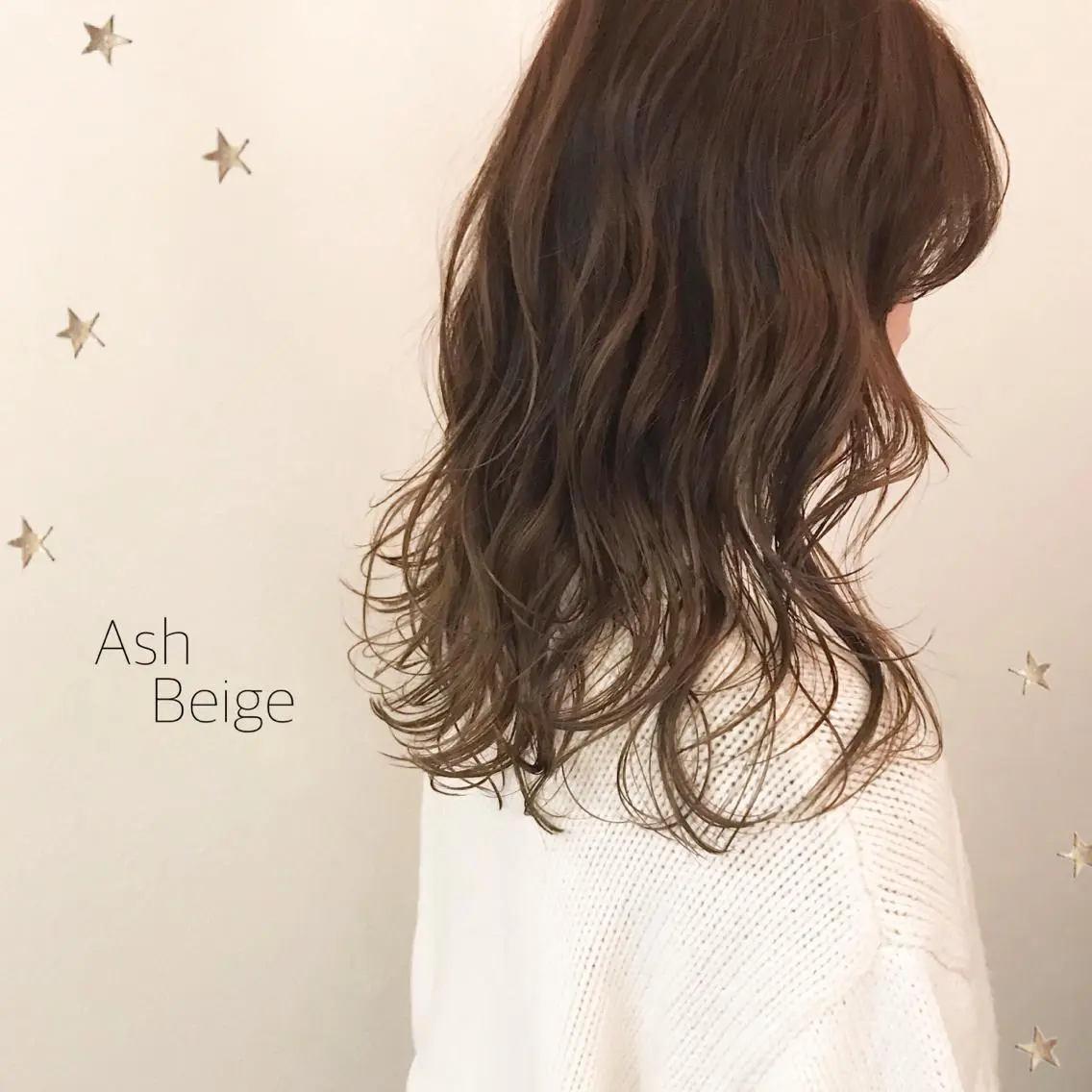 セミロング カラー 市川 千夏のヘアスタイル