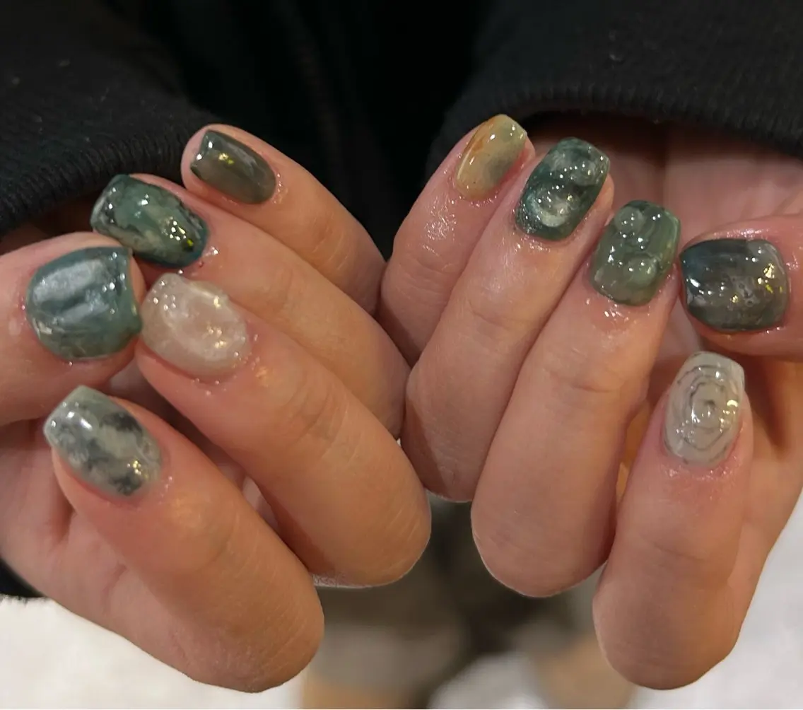 ネイル ハンドネイル mira☼ 𐦍 ☼ nailのネイルデザイン