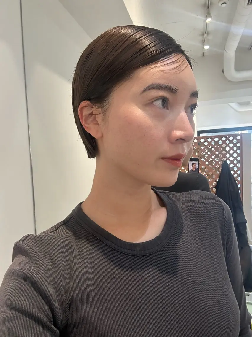 ショート ショートボブ ボブ ショートヘア カット ヘアカラー トリートメント AYAKA 下北沢suuのヘアスタイル
