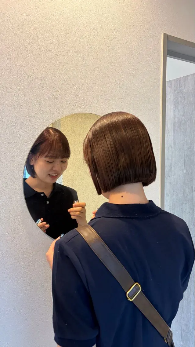ショート ボブ カット ヘアカラー SOL／ あづき⭐️のヘアスタイル