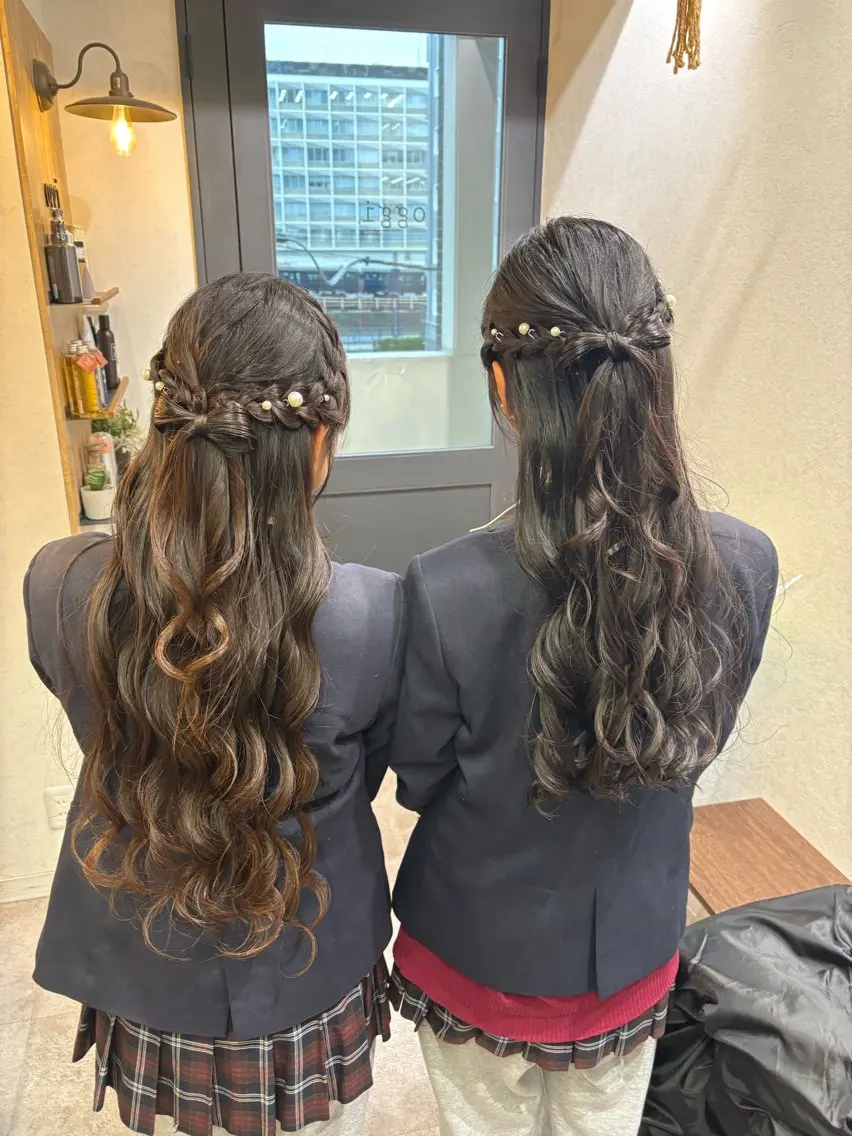 ロング ヘアセット 🪐海外hair/パ ーマ/暖色/ミミ🌼のヘアスタイル