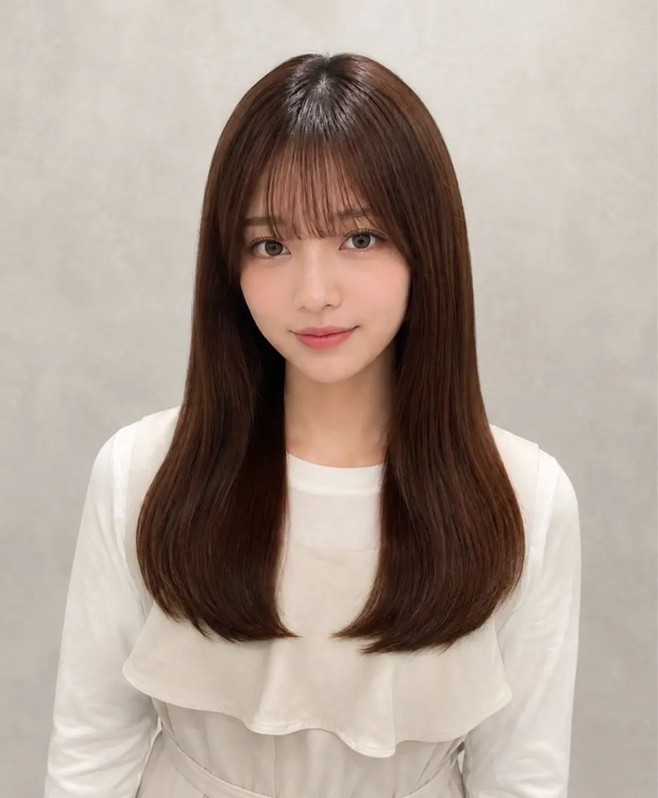 ロング カラー 透明感カラー カット ヘアカラー 透明感カラー💎 アレンジ🩰Rimiのヘアスタイル