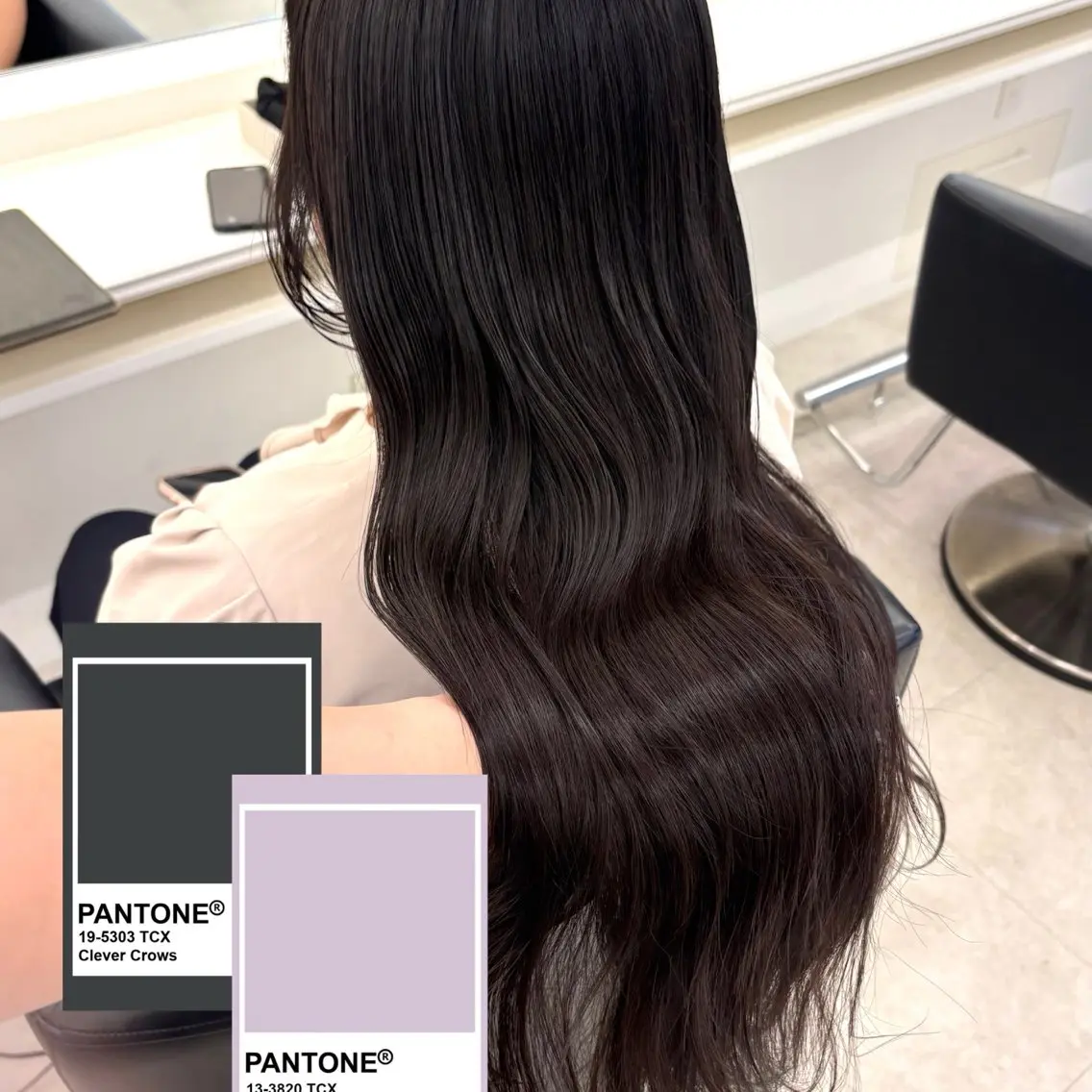 ロング カラー ヘアカラー ParveMix 楠本結菜💟のヘアスタイル