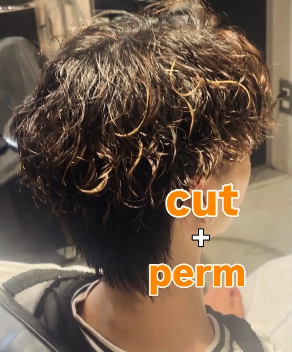 メンズ メンズパーマ カット パーマ メンズ美容師 SOUTAのヘアスタイル