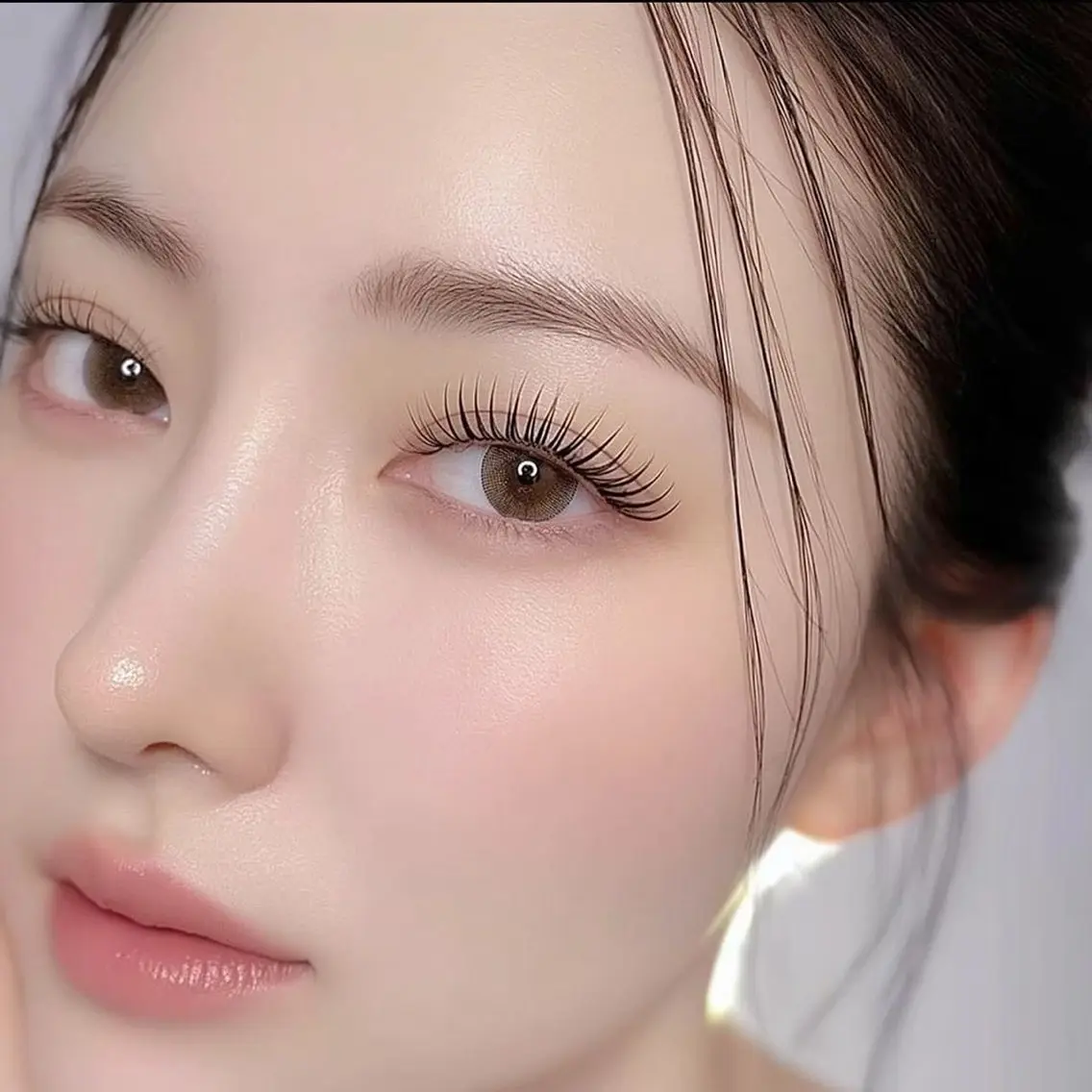 マツエク・マツパ 束感まつ毛 フラットラッシュ 韓国風マツエク パリジェンヌラッシュリフト 一重×まつ毛パーマ 韓国風束感まつげ 天王寺rio✩.*˚のマツエク・マツパデザイン