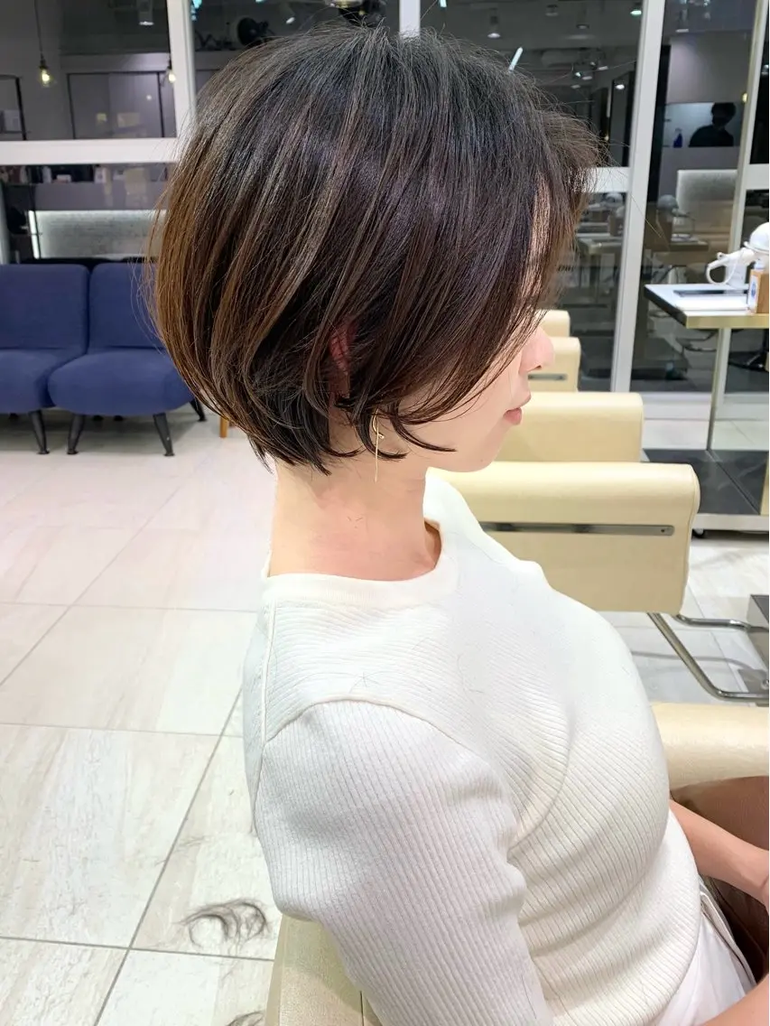 ショート 🌼アユム/レイヤー ハッシュカット🌼のヘアスタイル