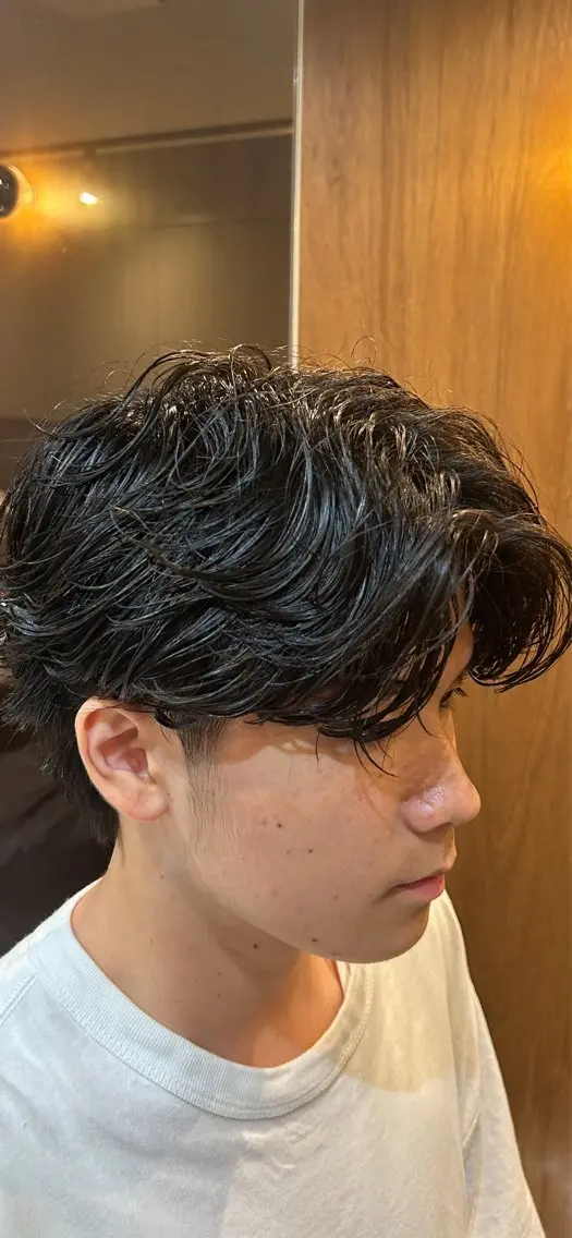 パーマ カット パーマ ルキヤ/ elima横浜西口のヘアスタイル