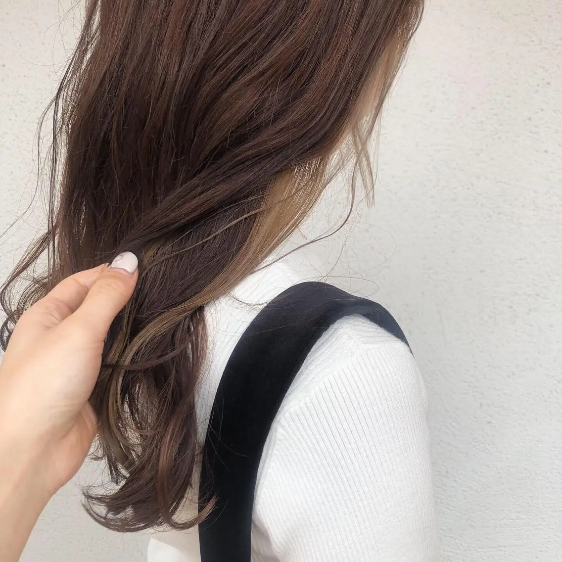 ロング カラー ヘアアレンジ ベージュカラー ブラウンカラー インナーカラー オレンジ オレンジブラウン カット ヘアカラー トリートメント 酸性縮毛矯正🧴韓国 レイヤー/髪質改善のヘアスタイル