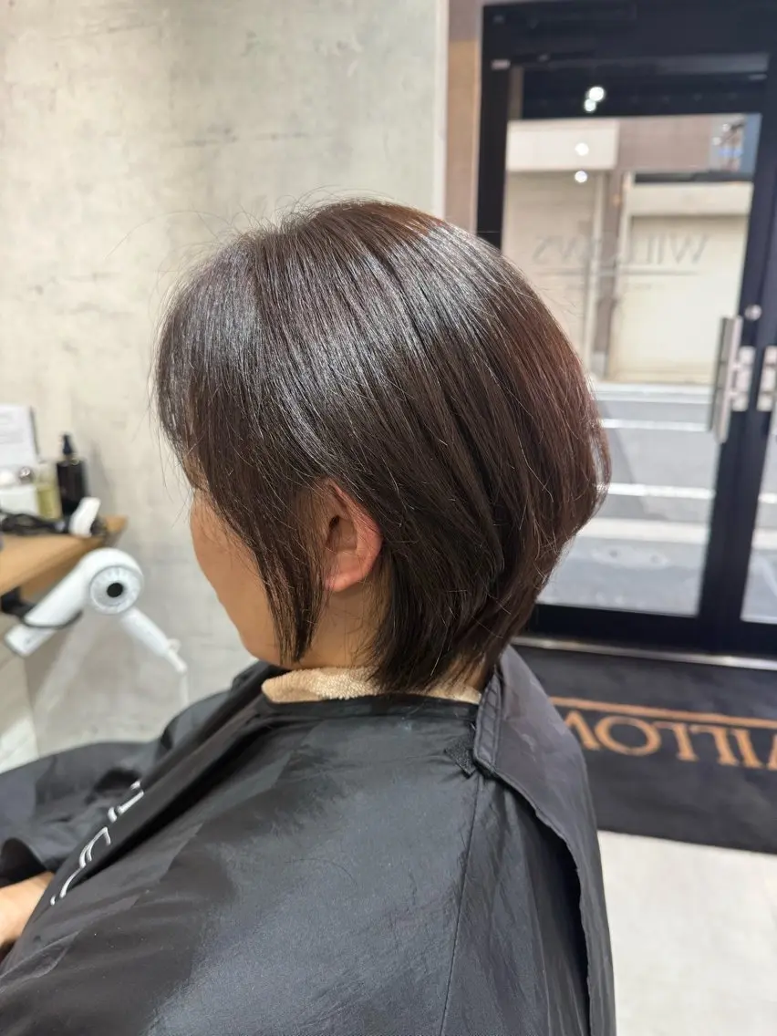 カット+髪質改善水素trカラーの写真