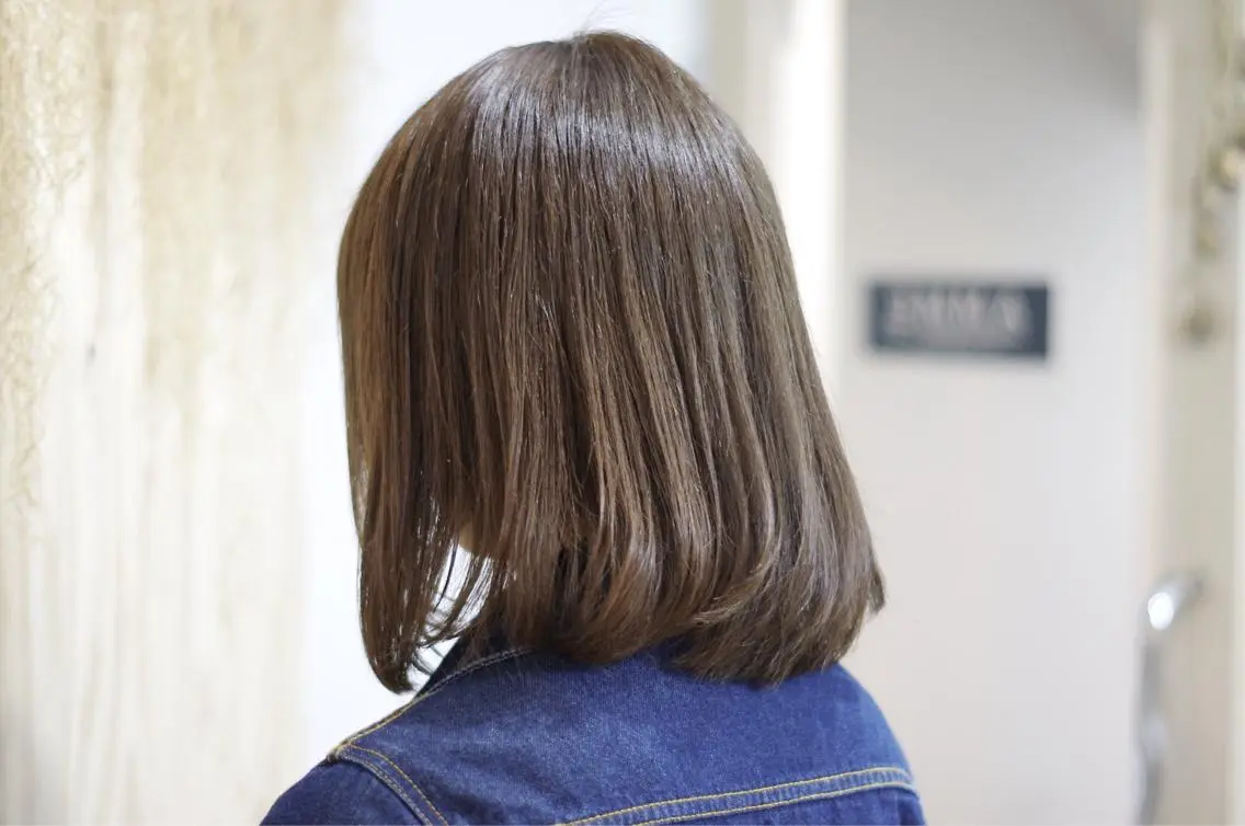 ミディアム カラー ブルーカラー ブルーグレー ブルーグレージュ グレージュ 💎髪質改善💎 デザイナーshinのヘアスタイル