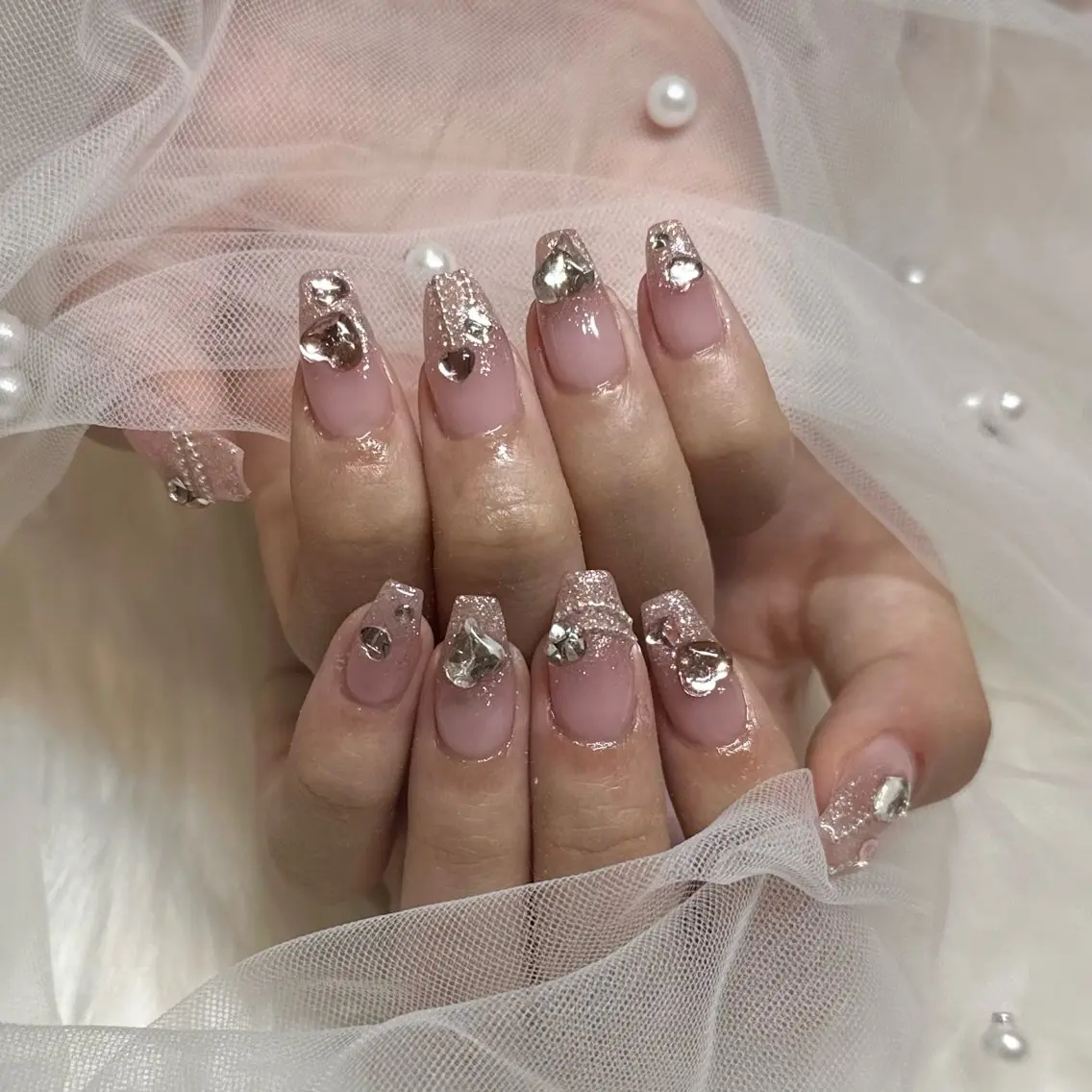 ネイル ハンドネイル 🧸原宿の美フォルム ネイリスト🧸いいだのネイルデザイン