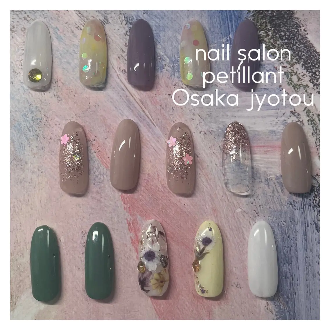 ネイル マットネイル nail salon petillantのネイルデザイン