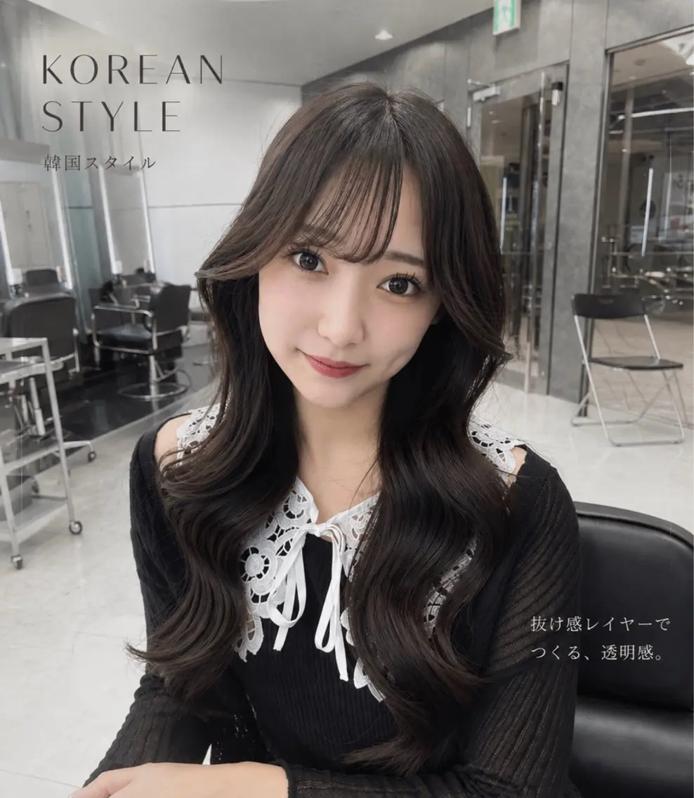 ロング カット ヘアカラー トリートメント 縮毛・髪質改善/艶 カラー🪞YURIAのヘアスタイル
