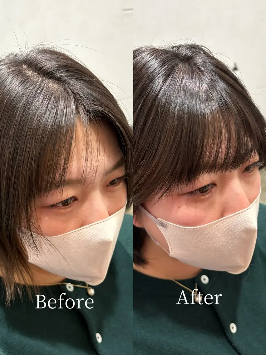 ショート パーマ カット パーマ 縮毛矯正 【お洒落パーマ】 Elme　肥塚康汰郎のヘアスタイル