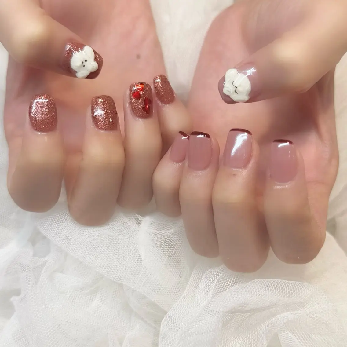ネイル ハンドネイル 新井 ひなののネイルデザイン
