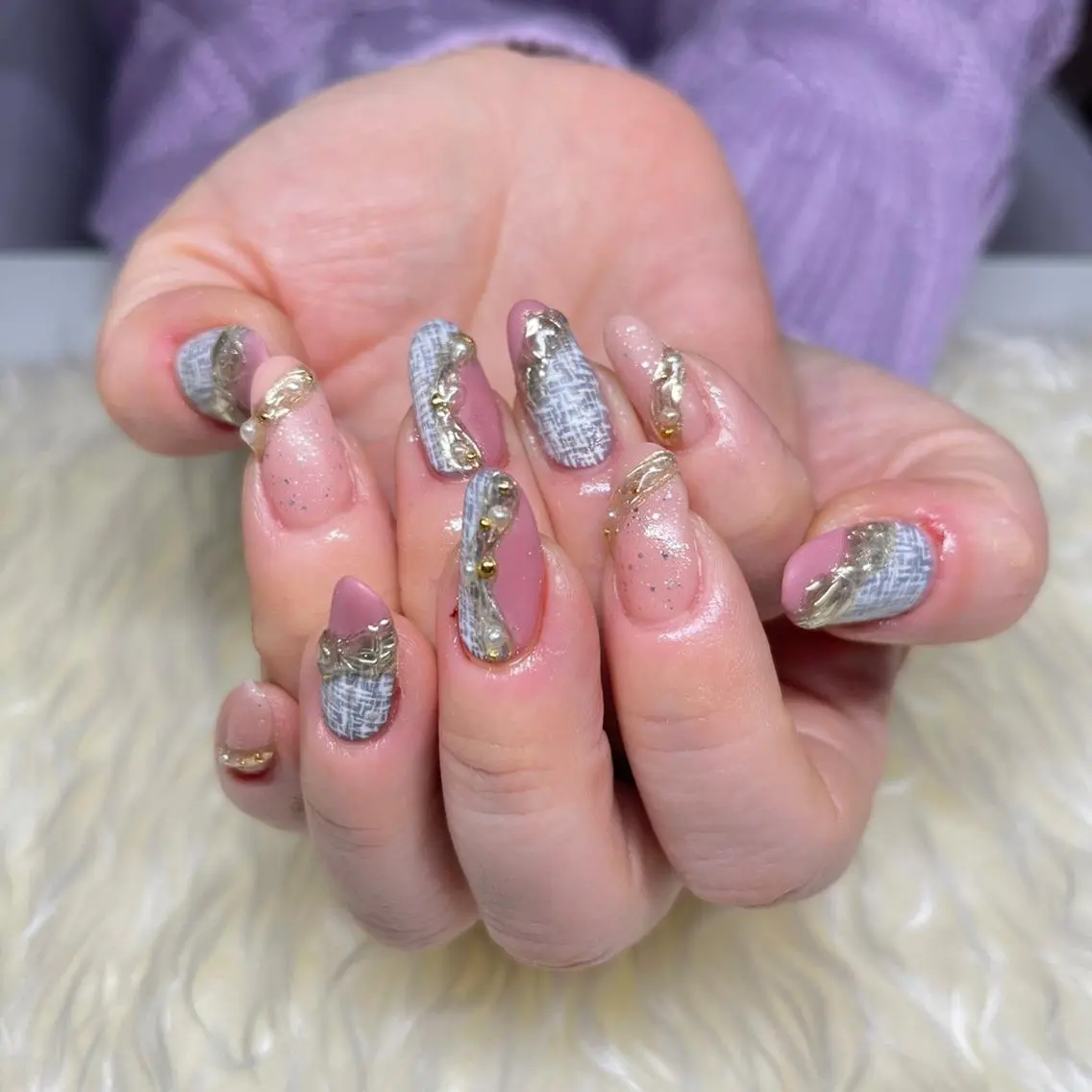 ネイル ジェルネイル 韓国ネイル ミラーネイル ニュアンスネイル パラジェル ハンドネイル Nail&eye Belire 新宿のネイルデザイン