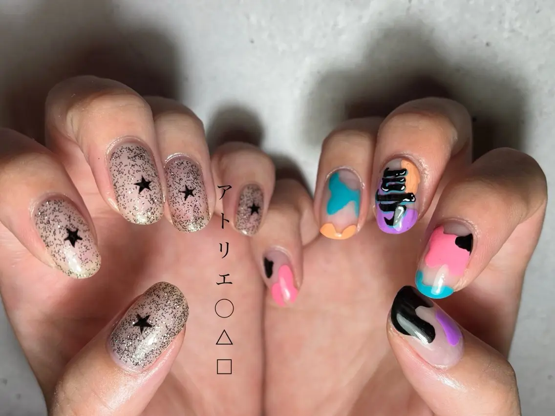 ネイル ハンドネイル アトリエ ○△□のネイルデザイン