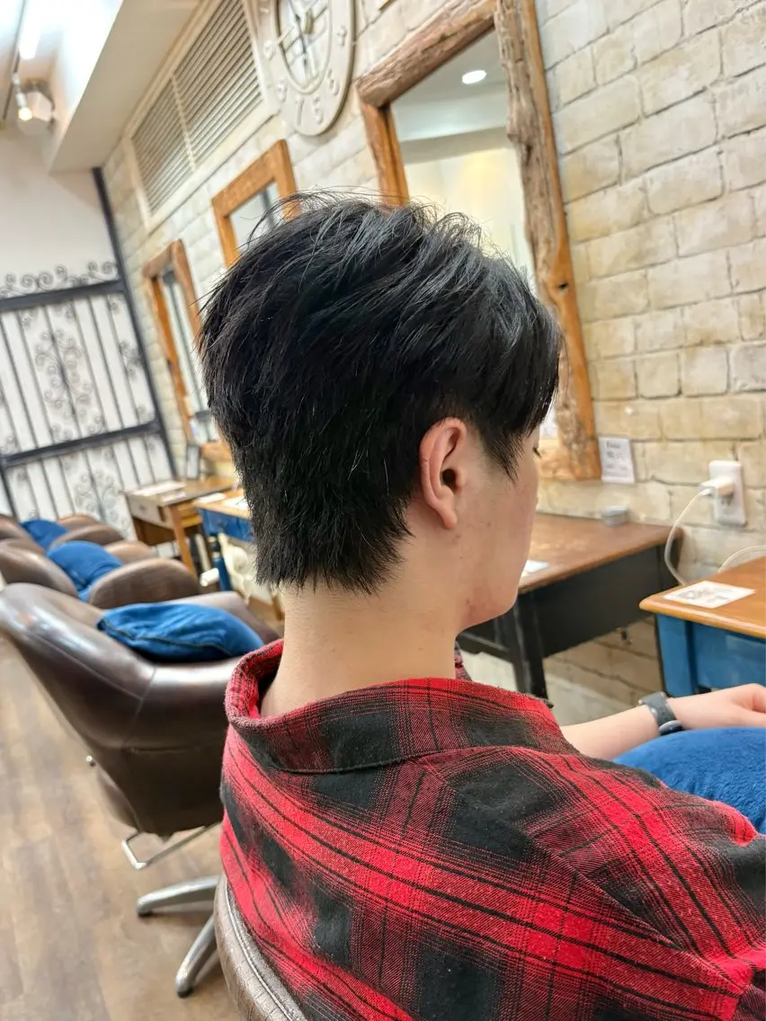 ショート メンズ カット トリートメント ヘッドスパ 💈直毛×ツイスパの プロ🥷清水真之介のヘアスタイル