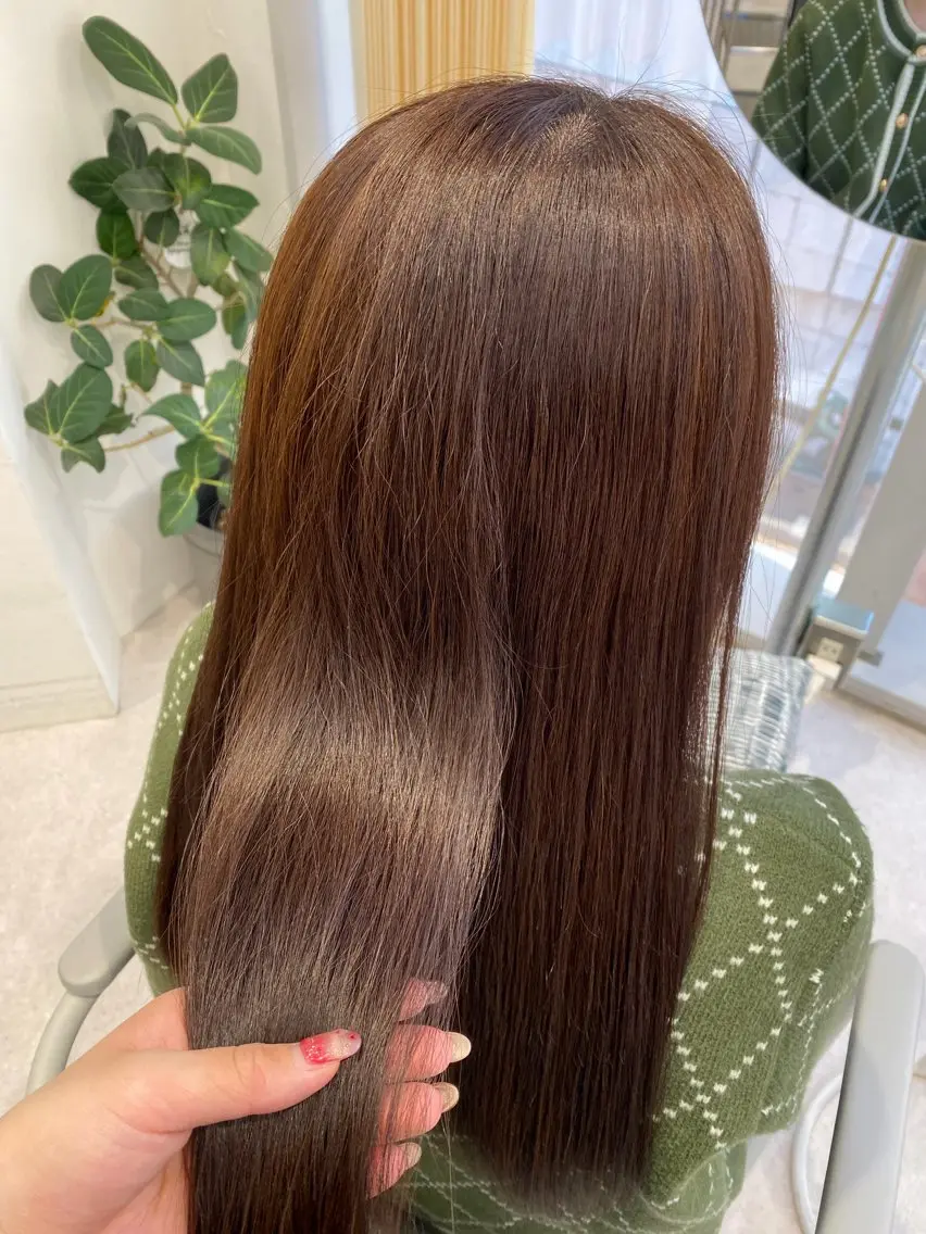 ロング カット トリートメント 🍓暖色カラー🍓 fuminaのヘアスタイル