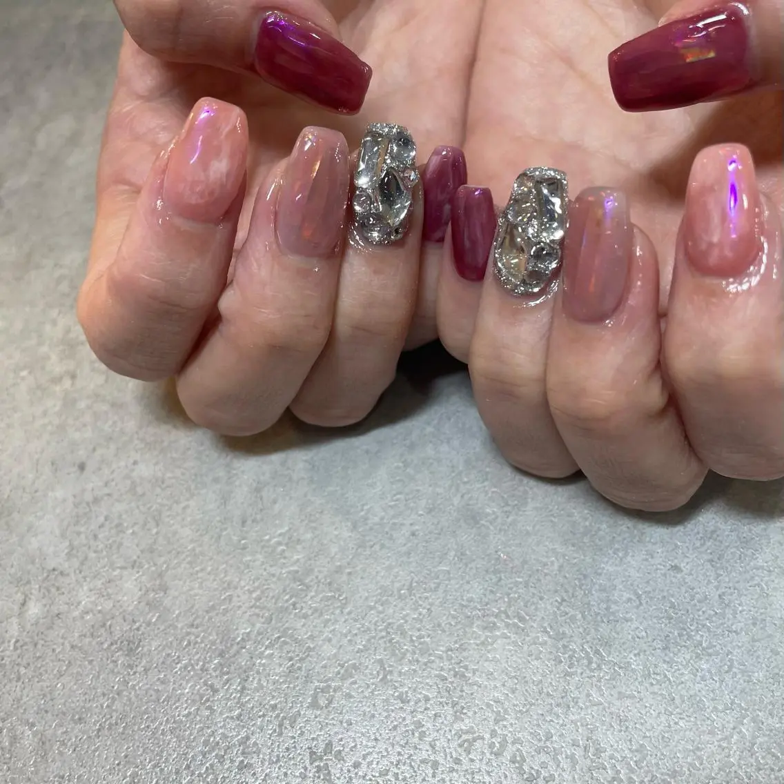 ネイル オーロラネイル Nail Salon Gummi.のネイルデザイン