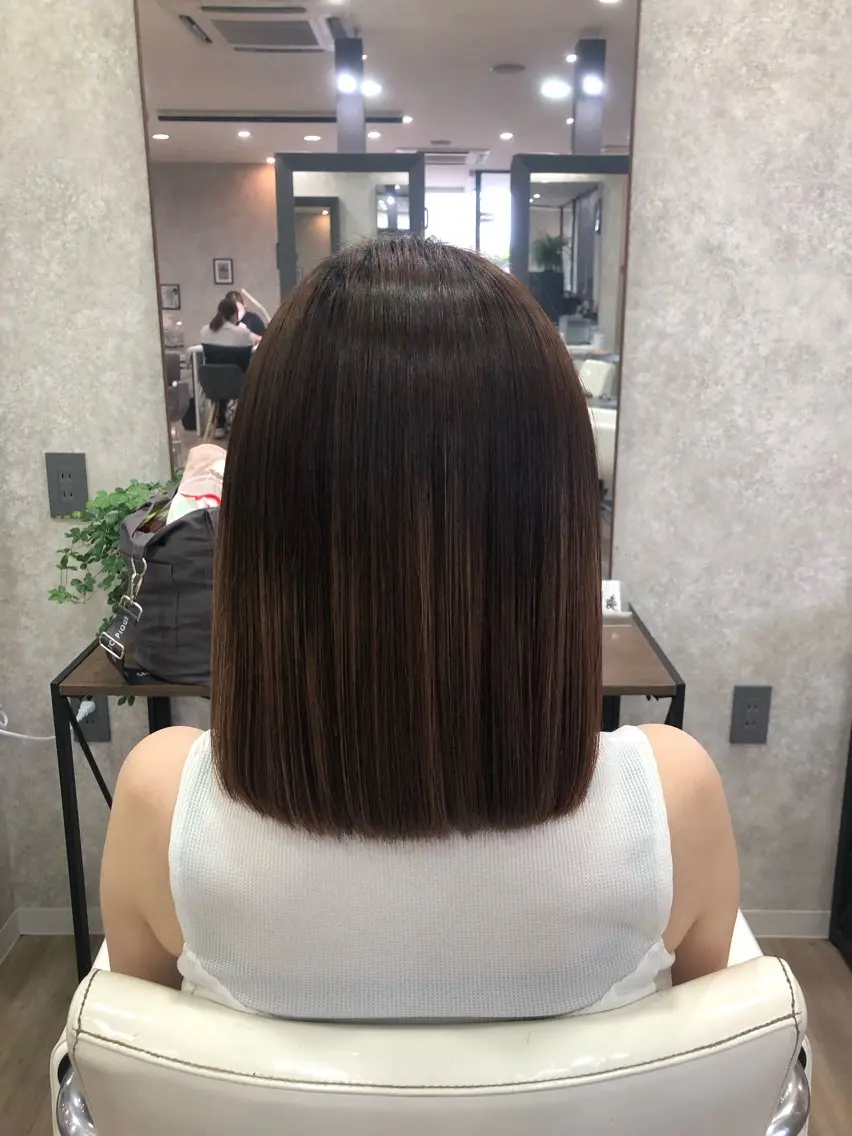 ミディアム 髪質改善 トリートメント 飛田 由貴のヘアスタイル
