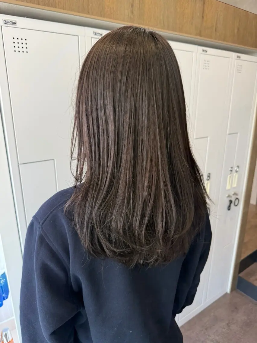 ロング カット ヘアカラー rame宇部高校前 /長岡のヘアスタイル