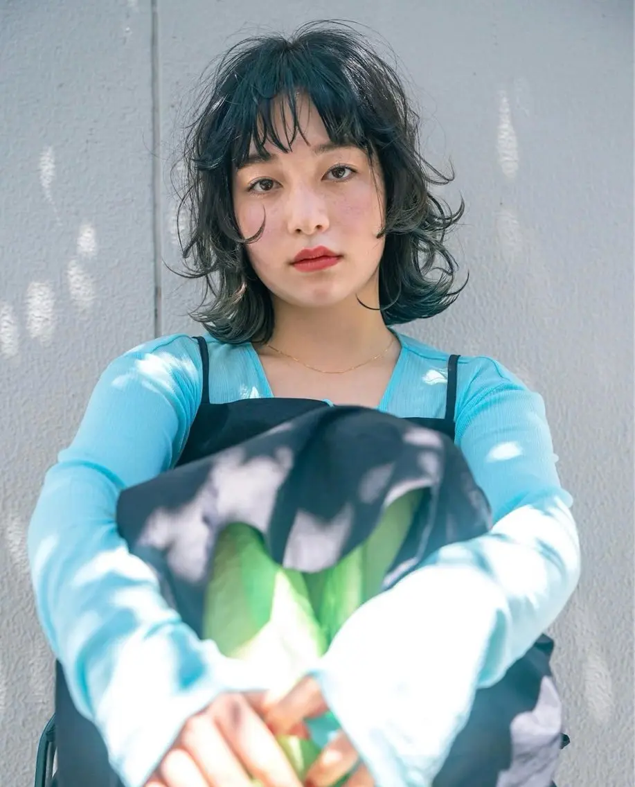【無料】カット+パーマ(ミディアム)の写真