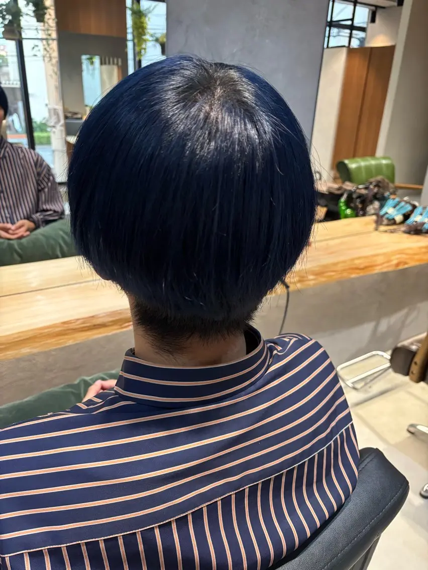 【メンズ限定👦🏻】ブリーチなしワンカラー➕トリートメント付き🫧の写真