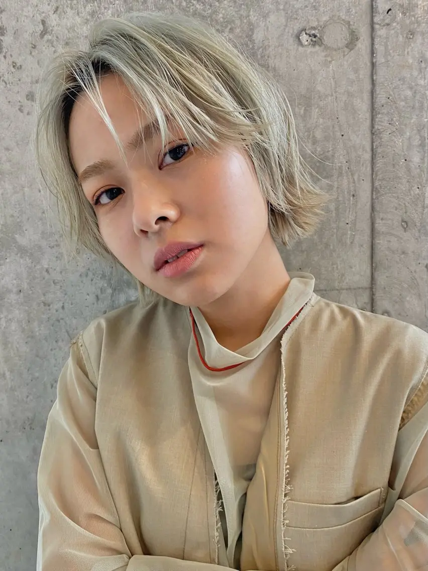 カラー 岩瀬 一成のヘアスタイル