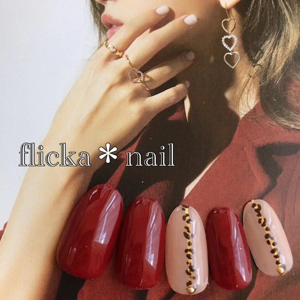 ネイル アニマル柄 ハンドネイル flicka* nailのネイルデザイン
