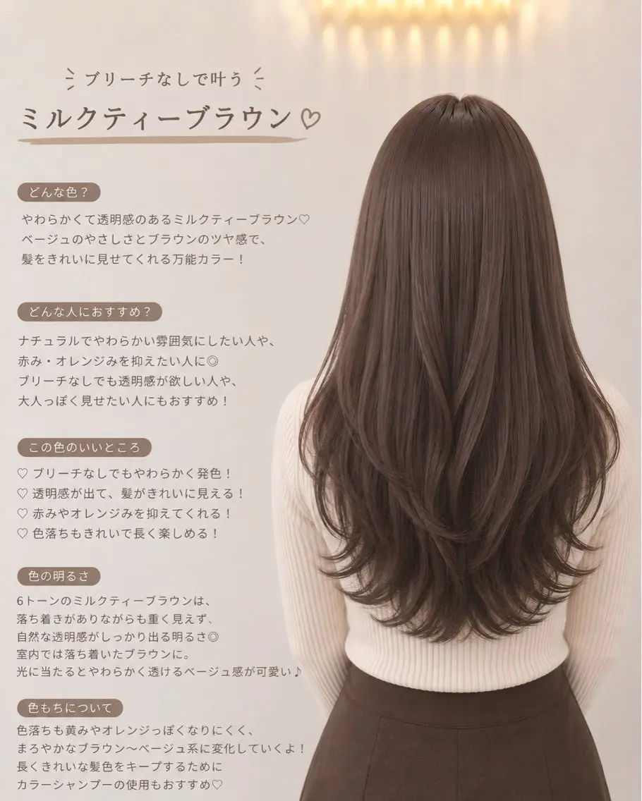 カラー ヘアカラー 天王町×艶感 カラー 🍒紗耶🍒のヘアスタイル