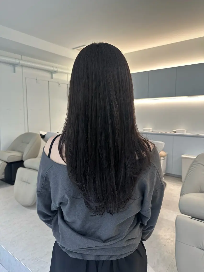 ロング カラー ヘアカラー なりた るいのヘアスタイル