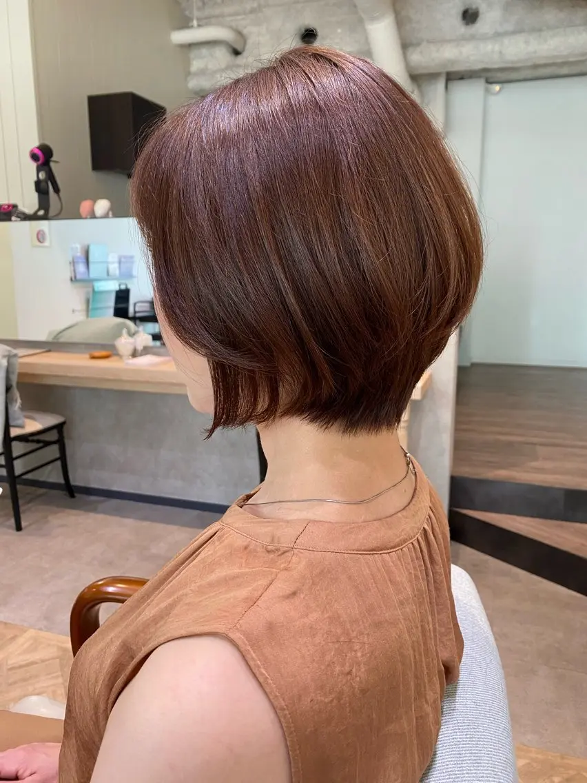 ショート カラー カット ヘアカラー トリートメント 新宿 / Aujua ソムリエ🫧森田涼介のヘアスタイル
