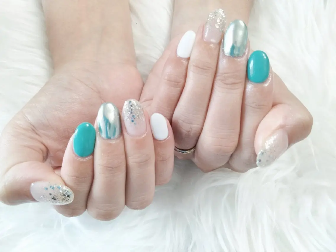 ネイル ジェルネイル パラジェル ハンドネイル ハンドケア Beaubie nailサロンのネイルデザイン