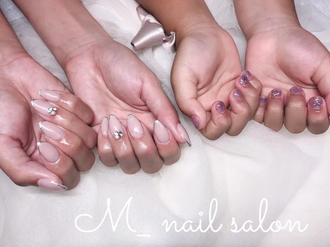 ネイル シンプルネイル M_ nail salonのネイルデザイン