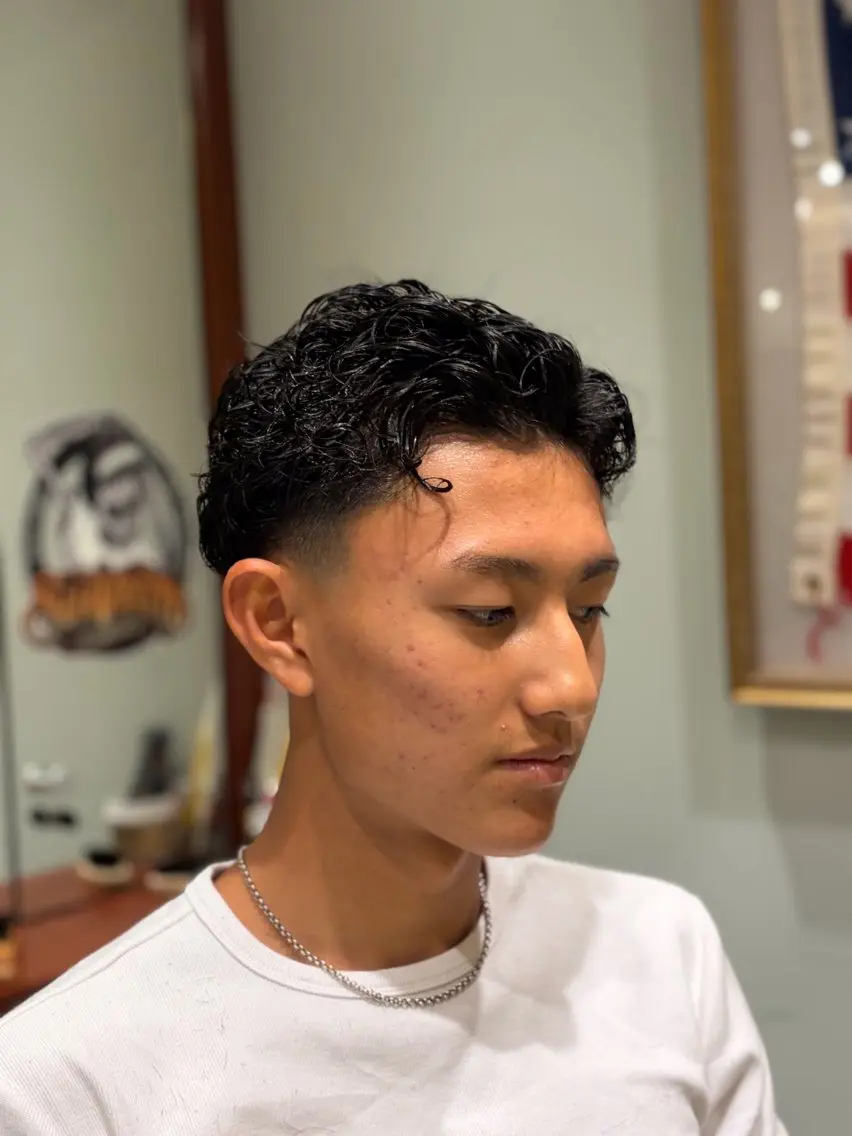 ショート カット パーマ 鈴木 航のヘアスタイル