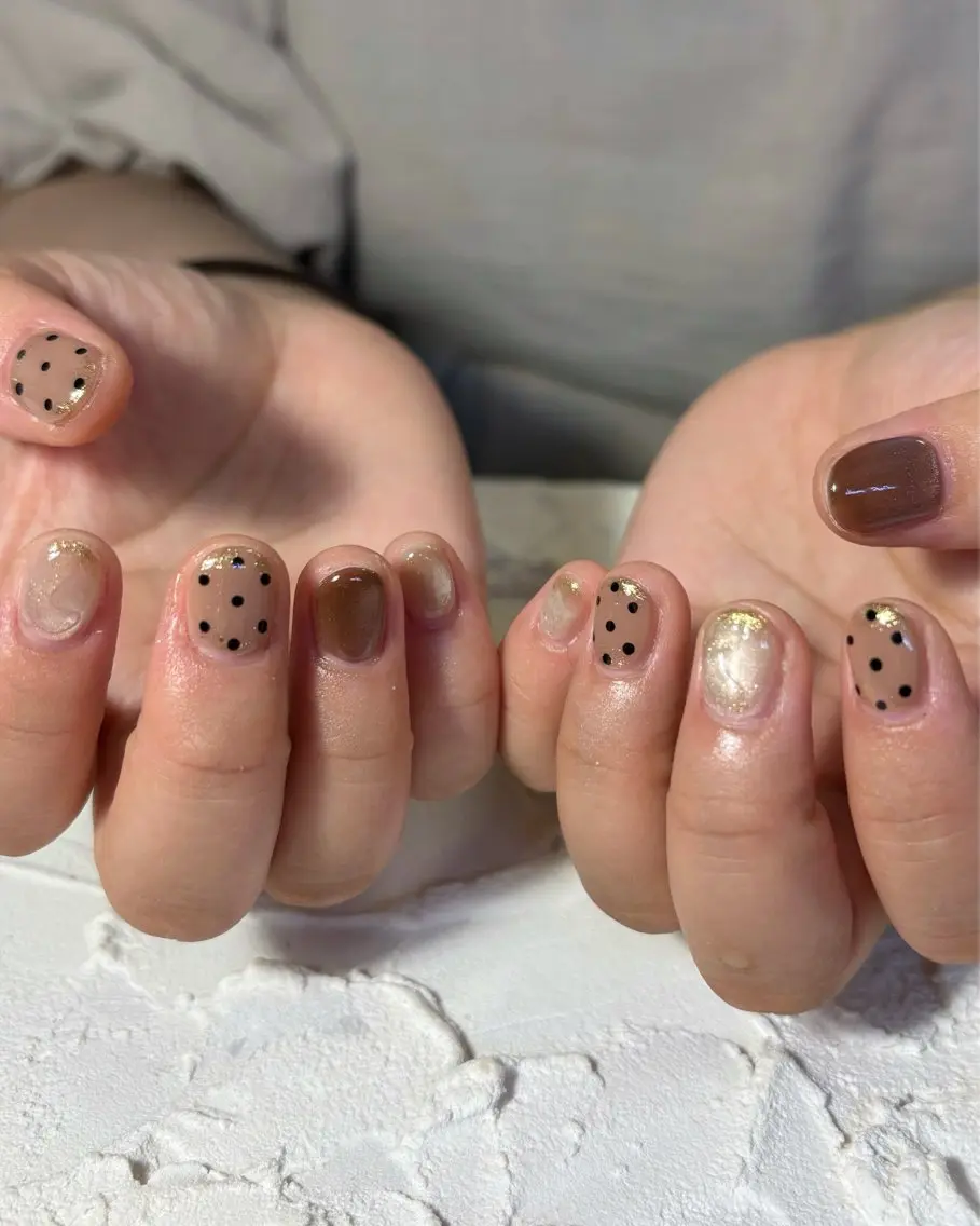 ネイル ドット ハンドネイル Lofinails ちひろのネイルデザイン