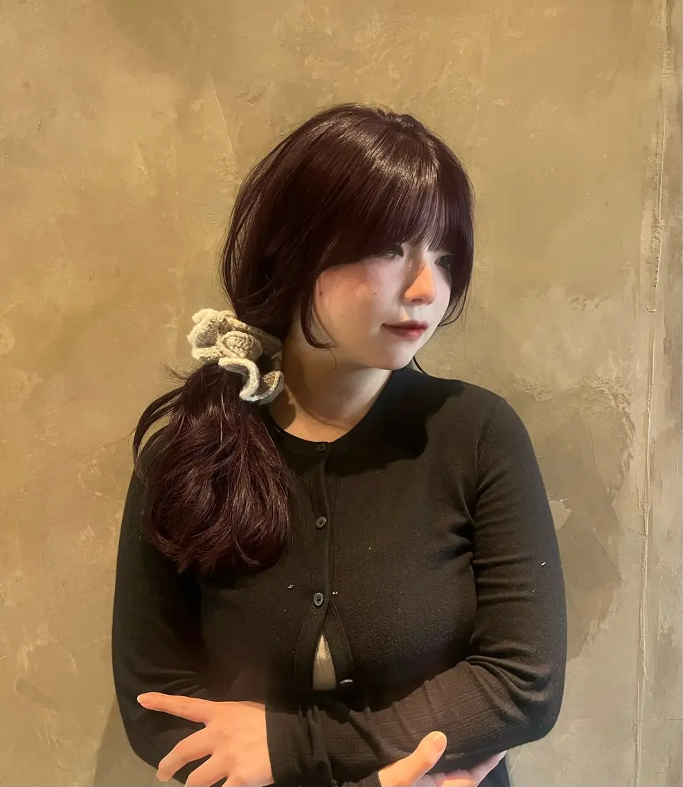 カラー 🎀韓国レイヤー/ 🫧透明感カラーのヘアスタイル