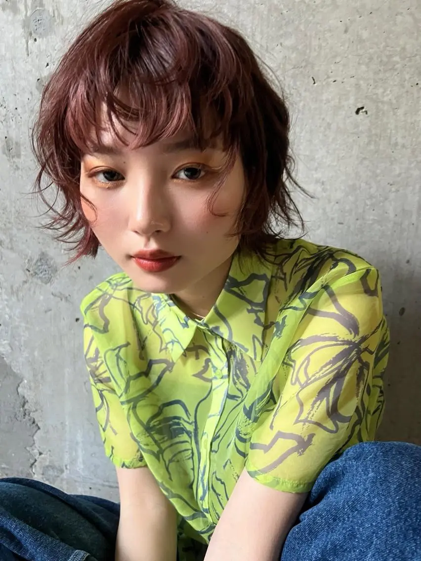 似合わせカット+艶感カラー+インプライムトリートメントの写真