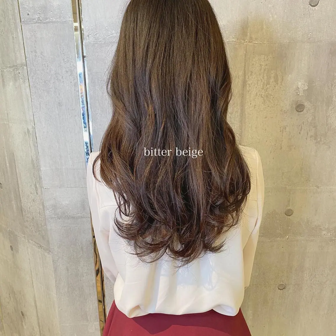 ロング カラー カット ヘアカラー トリートメント 田室 和幸のヘアスタイル