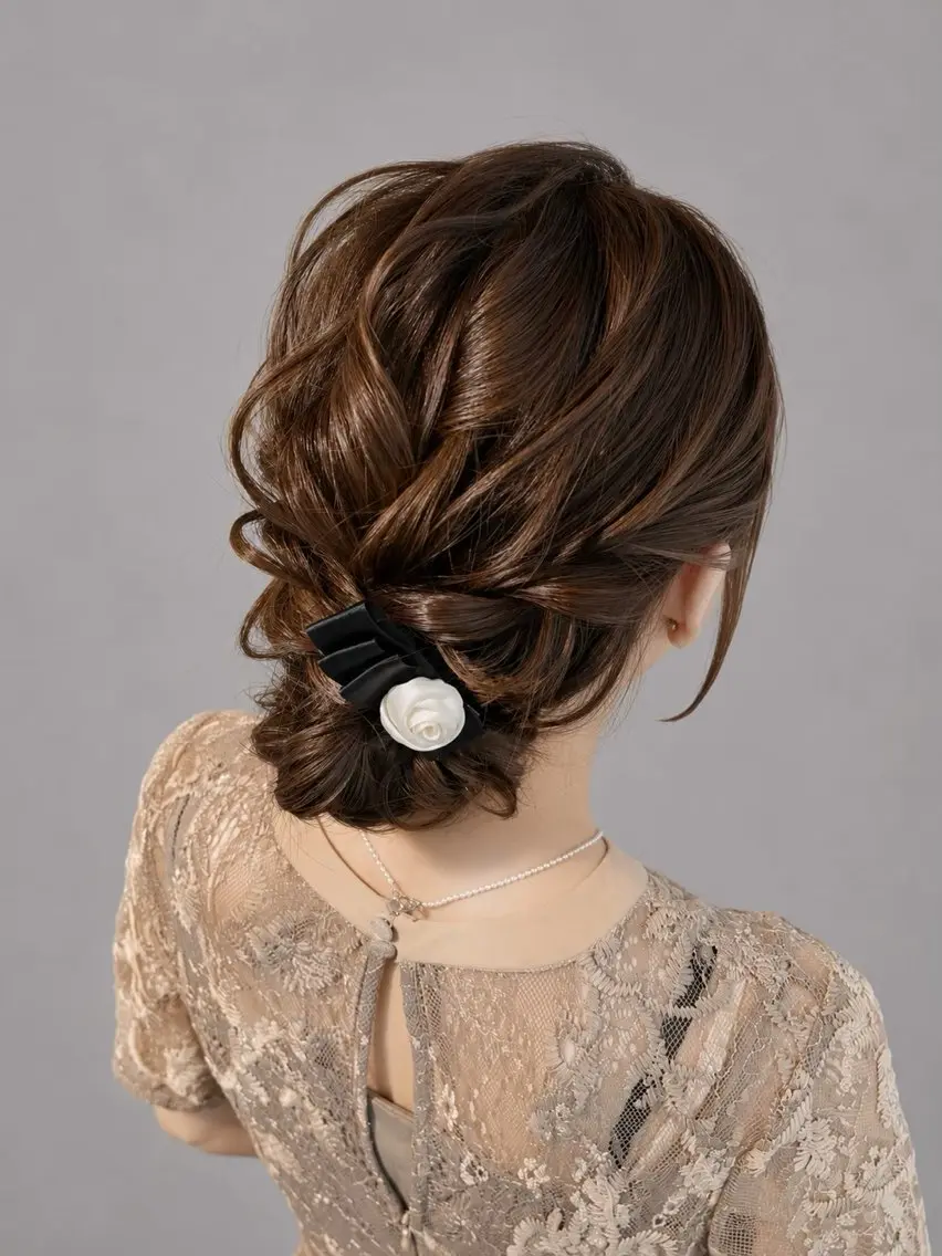 ヘアアレンジ 結婚式・ブライダル 卒業式のヘアスタイル ヘアセット charm《銀座》 ヘアセット/縮毛矯正のヘアスタイル