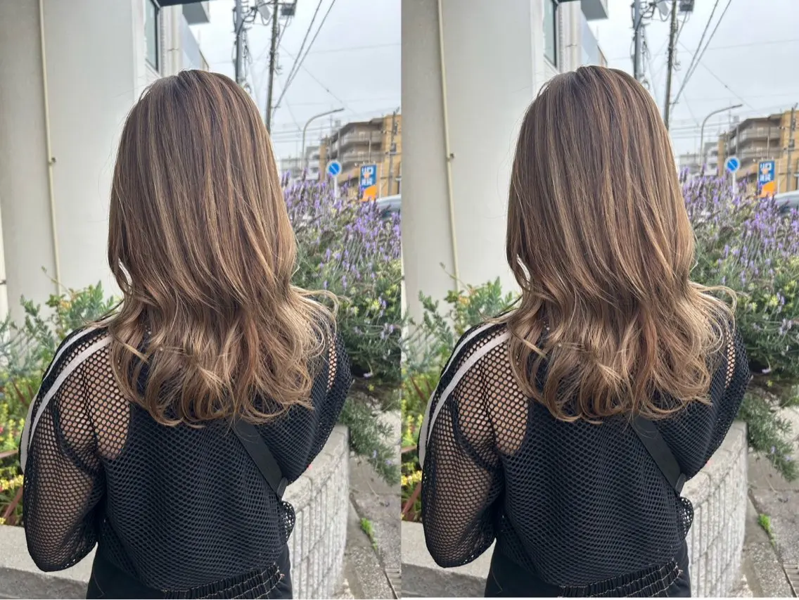 カラー 田中 雅のヘアスタイル